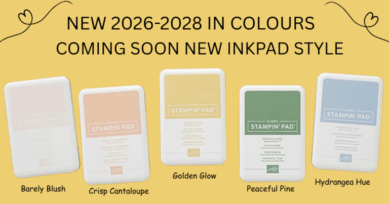 NEW Stampin’ Up! Ink Pad Style – Sneak Peek 2026-2028 In Colours!